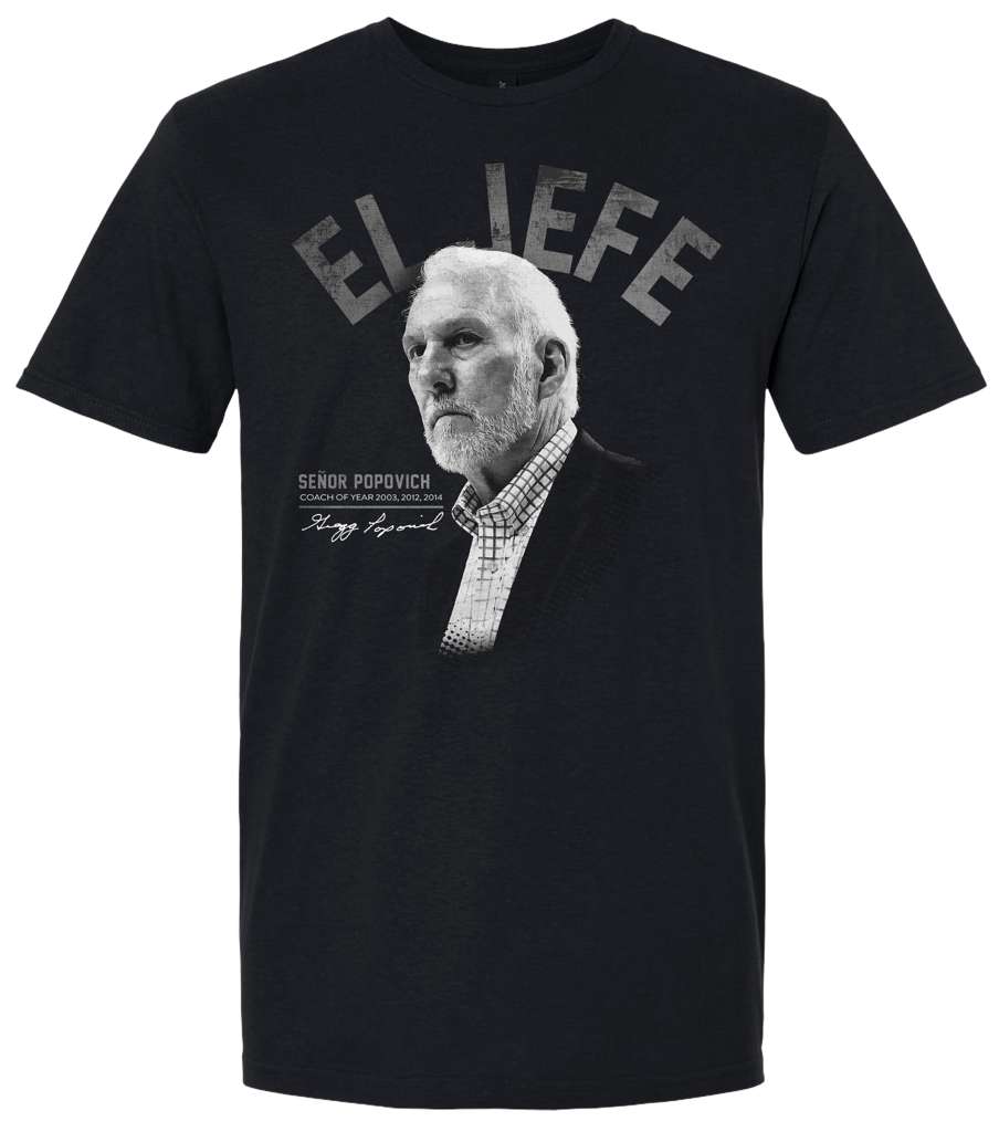 Gregg Popovich | “El Jefe” San Antonio Spurs Graphic Tee