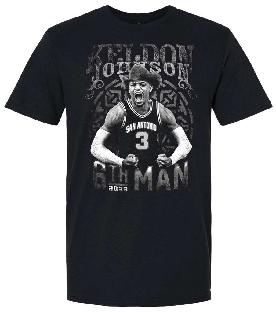 Keldon Johnson “6th Man” San Antonio Spurs Graphic Tee